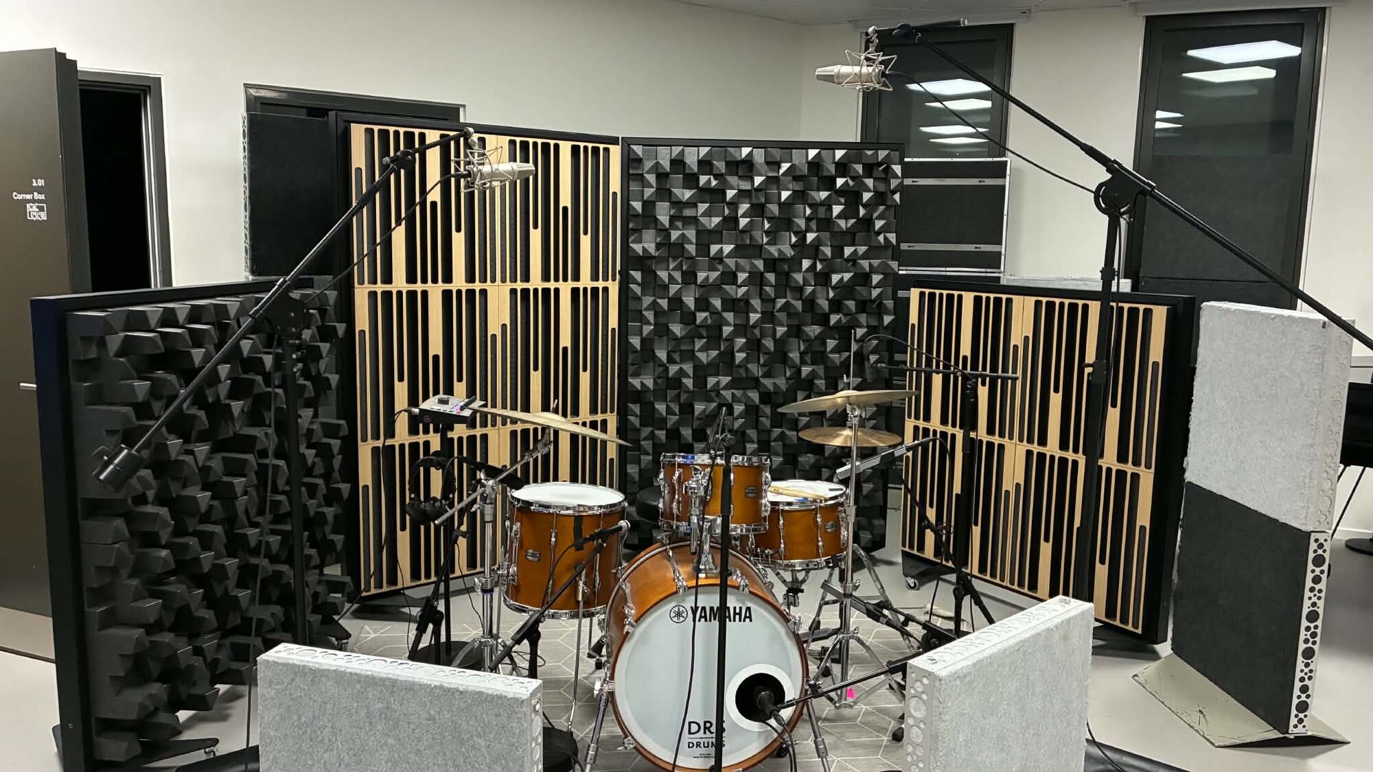 Drums in the live room